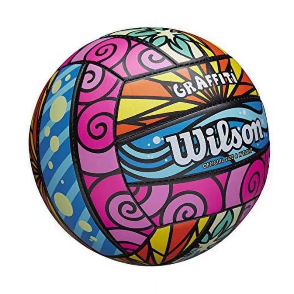 Wilson Graffiti Colorful Pattern Official Size & Weight Volleyball